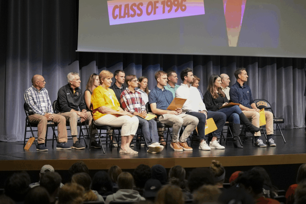 Members of the 2025 St. Cloud Tech Athletic Hall of Fame Induction